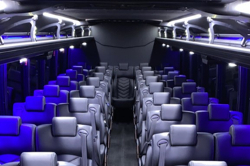 Maricopa Charter Bus Interior