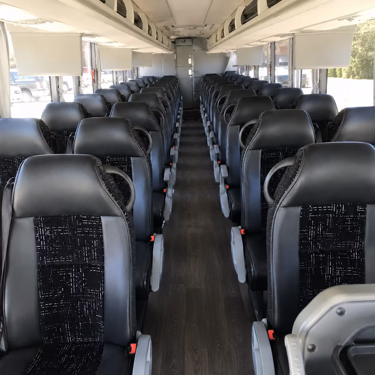 maricopa charter bus rental interior
