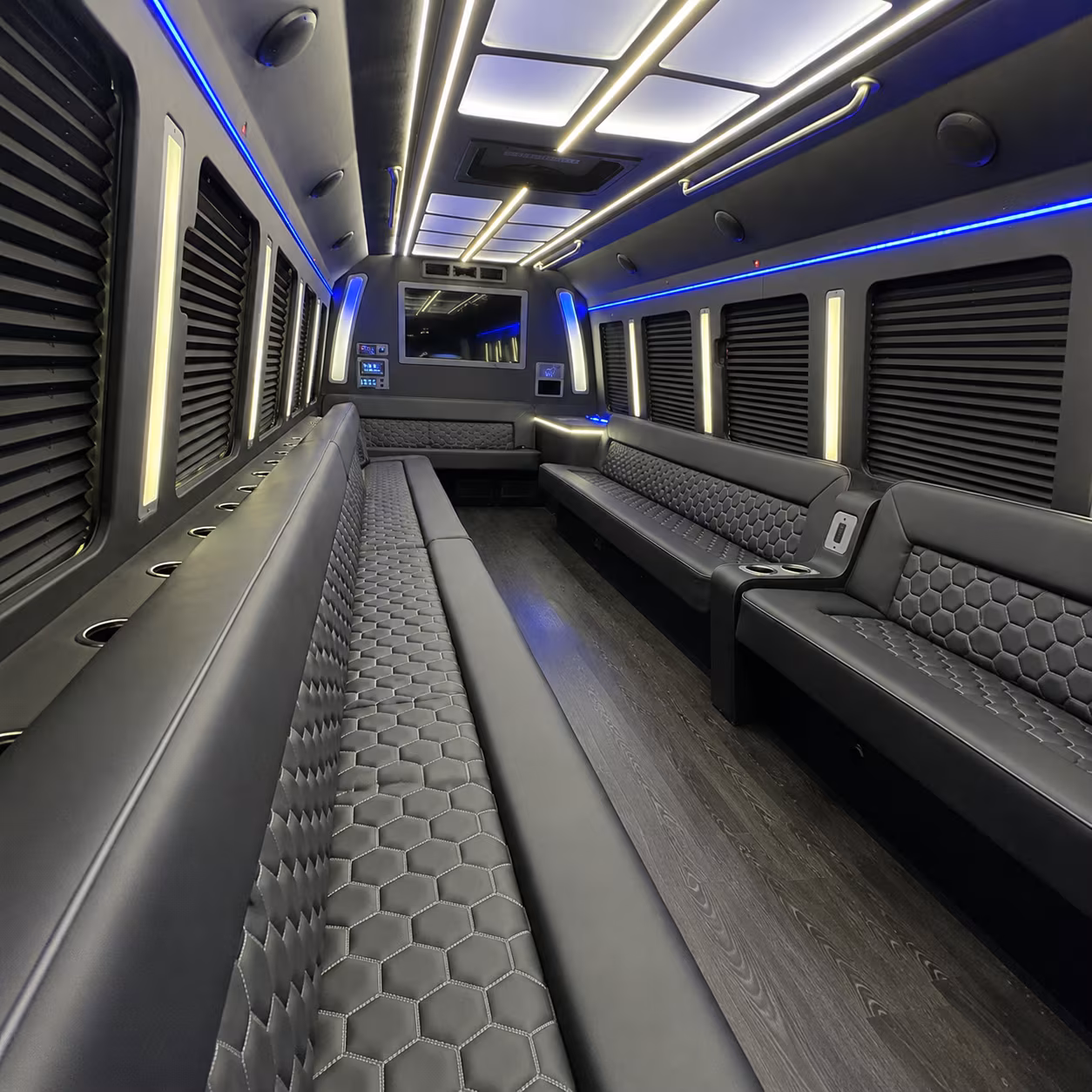 maricopa party bus rental interior